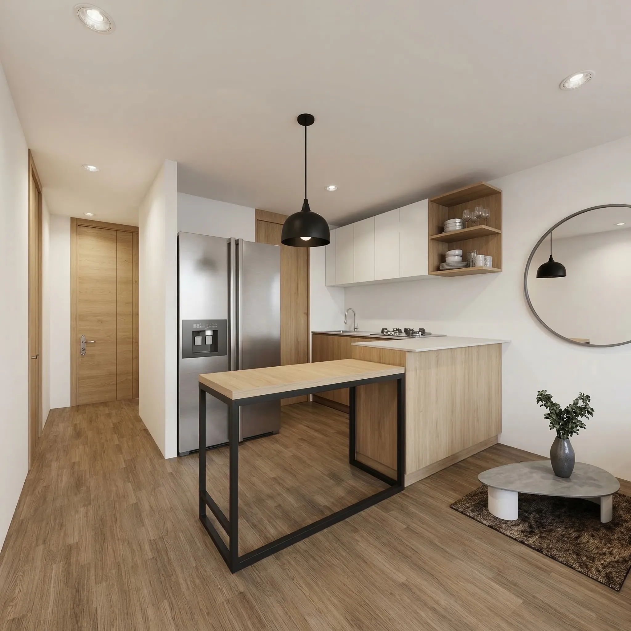 Diseño interior — Luz y material